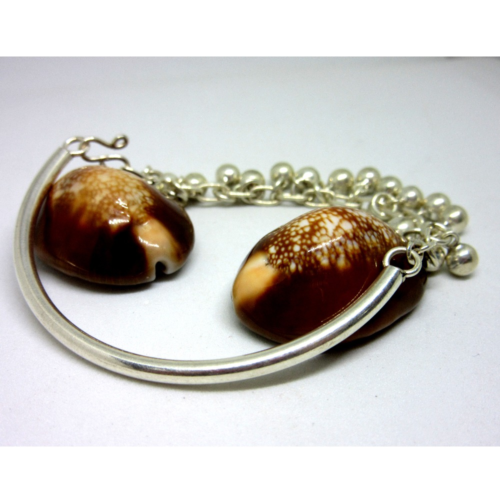 Silver 925 onesided ghunghru bracelet sb925-10 - Image 2