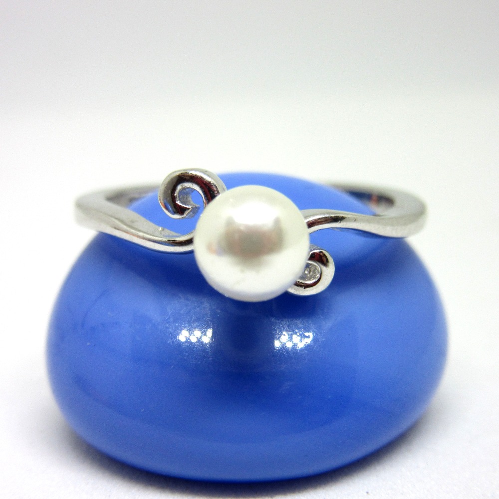 Silver 925 pearl ring sr925-253 - Image 2