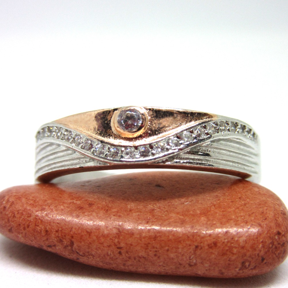 Silver 925 classic morden band sr925-304 - Image 2