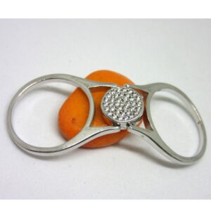 Silver 925 2 sided ring sr925-133