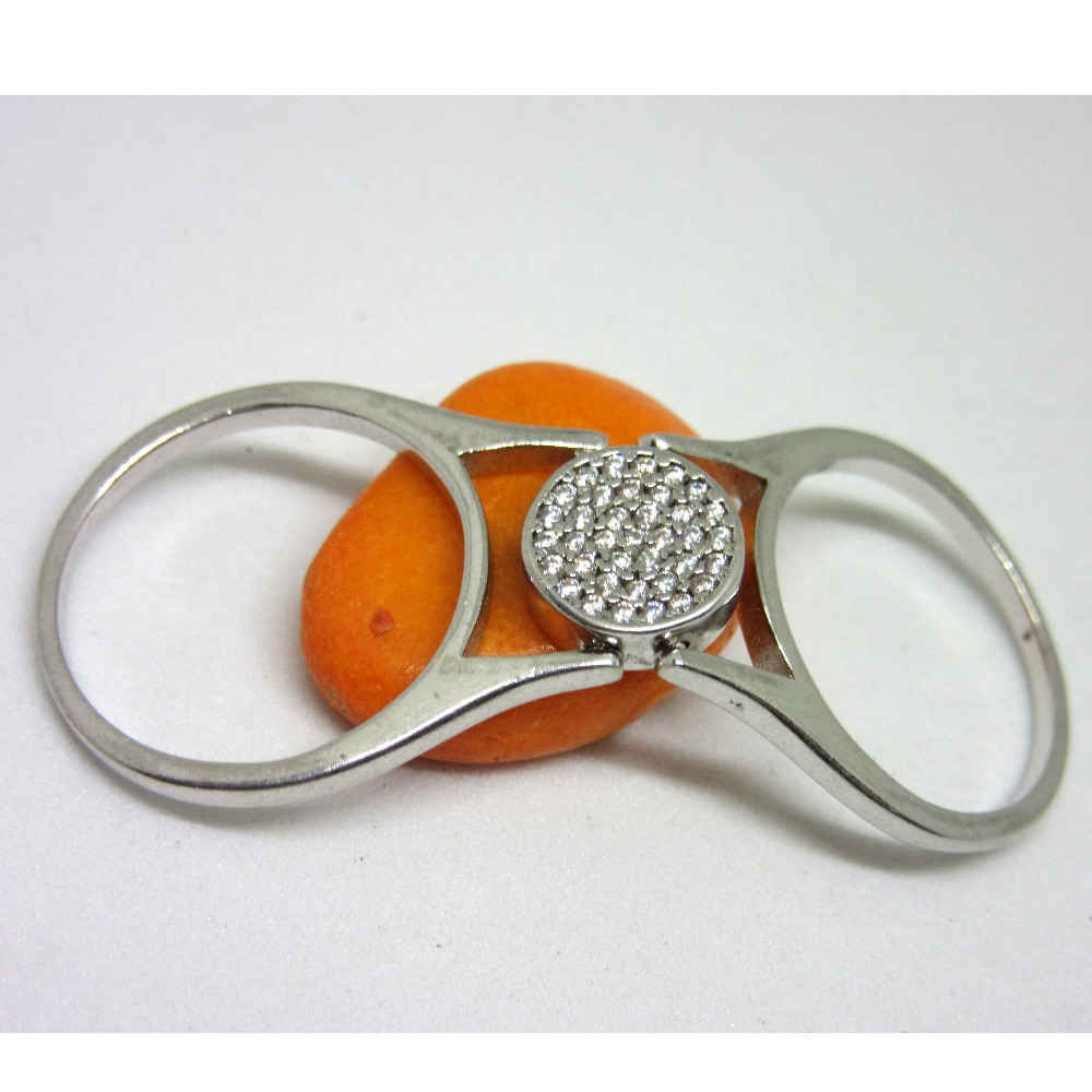 Silver 925 2 sided ring sr925-133 - Image 2