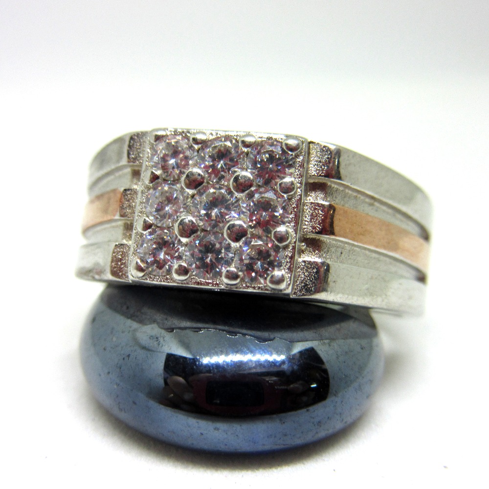 Silver 925 gents casual dailywear ring sr925-69