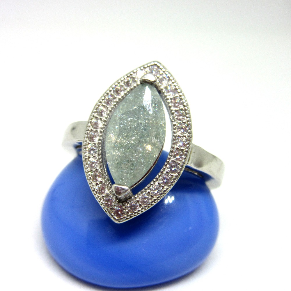 Silver 925 marquise rare stone ring sr925-89 - Image 2