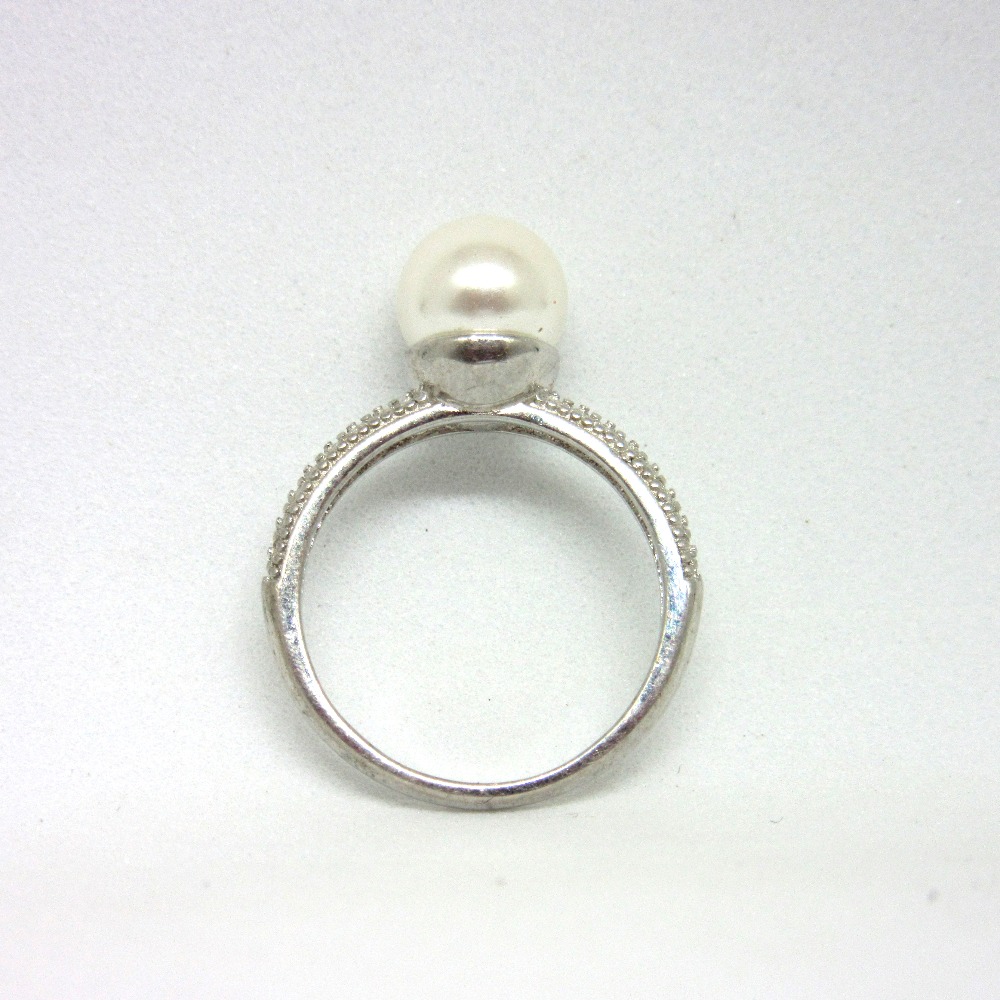 925 silver pearl victorion classic design ring sr925-283 - Image 3