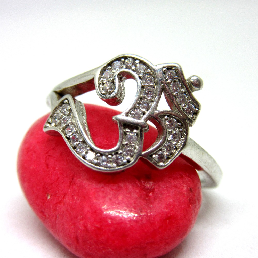 Silver 925 om ring sr925-161 - Image 2