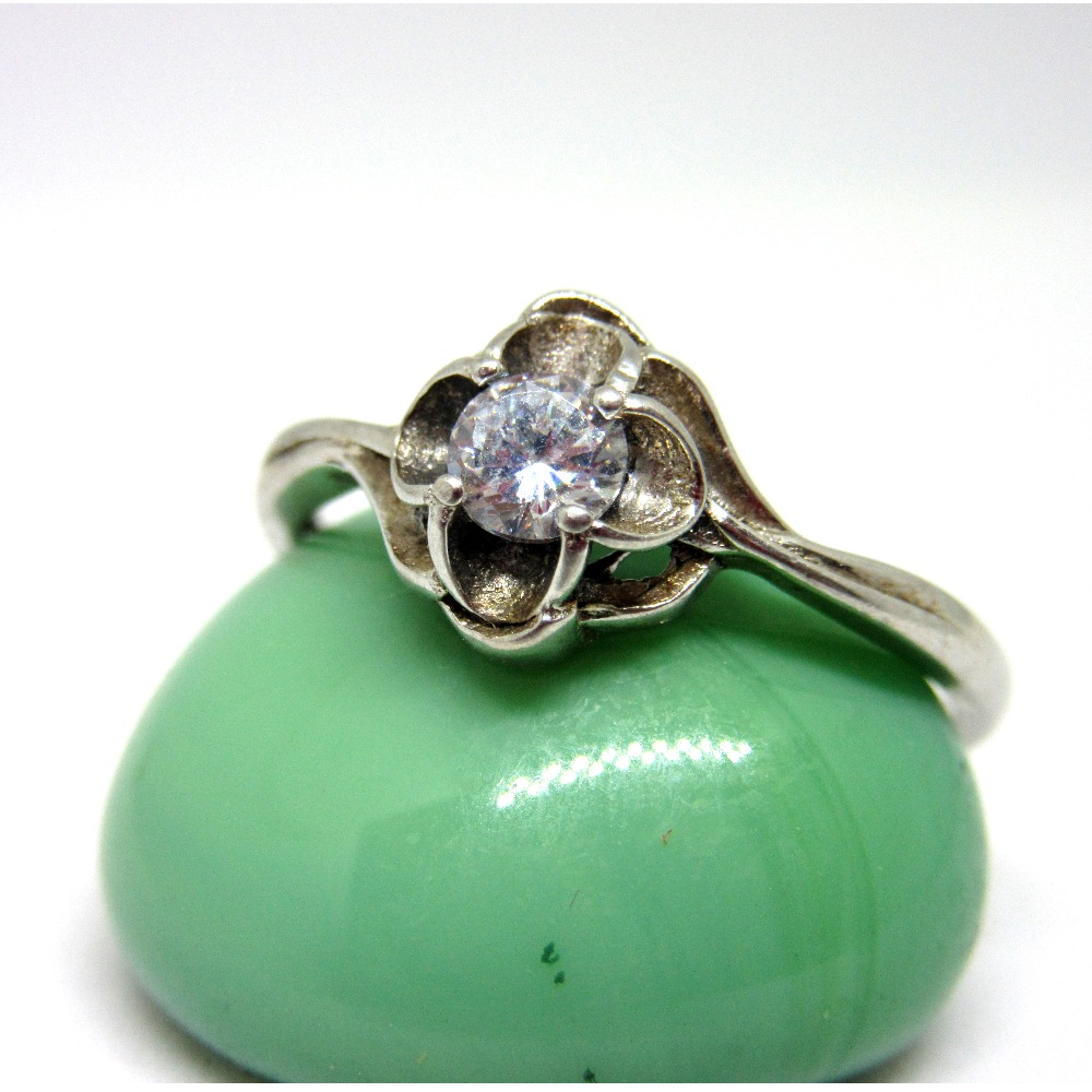 925 single stone haritage ring sr925-119 - Image 2
