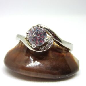 Silver 925 single stone ring sr925-5