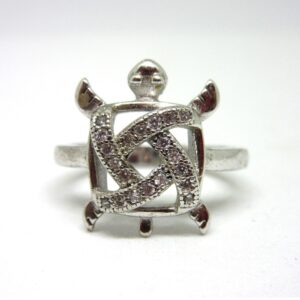 Silver 925 squre shape tortoise ring sr925-15