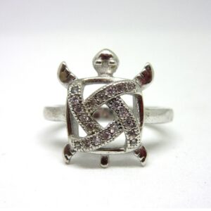 Silver 925 squre shape tortoise ring sr925-15