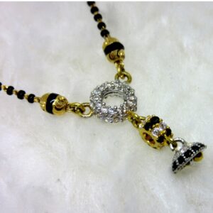 Gold fancy classic mangalsutra dokiya