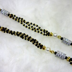 Gold fancy classic mangalsutra dokiya