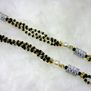 Gold fancy mangalsutra dokiya