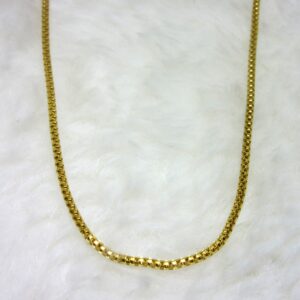 Gold Box Round Chain