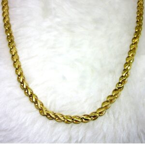 Gold Lotus Design Chain