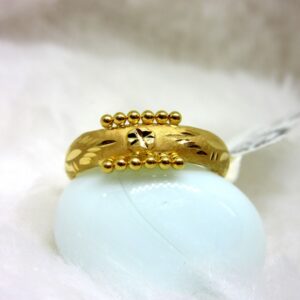 Gold karda ladies ring