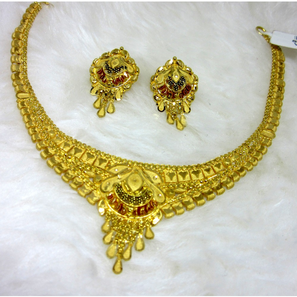 Gold Fancy Semi Culcutti Set
