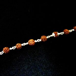 Silver Gents Rudrax Bracelet