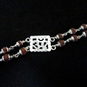 Silver Gents Rudrax Bracelet