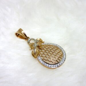 Rose Gold unique Design Pendent Set