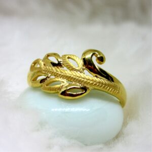 Casting peacock ring