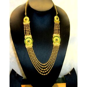 Antique Royal Gold Five Line Prince Mala