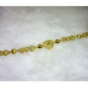Gold Heart Shape Ledies Bracelet