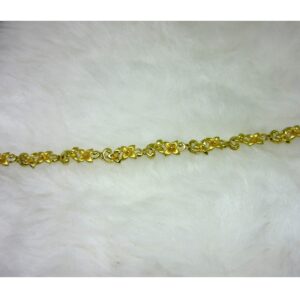 Gold Flower Design Ledies Bracelet