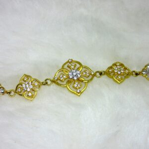 Gold Fancy Small Diamond Ledies Bracelet