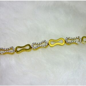 Gold Casting Small Diamond Ledies Bracelet