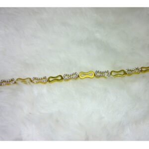 Gold Casting Small Diamond Ledies Bracelet