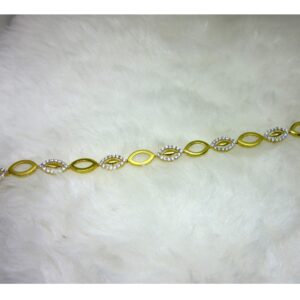 Gold Casting Small Diamond Ledies Bracelet