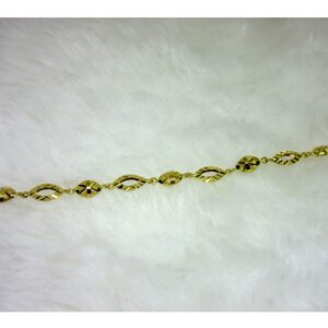 Gold Light Weight Fancy Ledies Bracelet