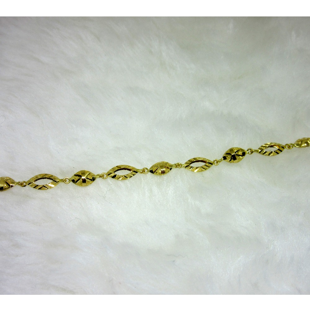 Gold Light Weight Fancy Ledies Bracelet