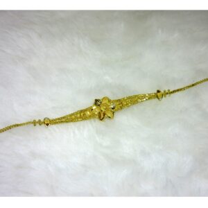 Gold Flower Shape Design Fancy Bracelet