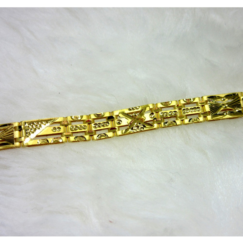 Gold Pasi Design Gents Bracelet - Image 2