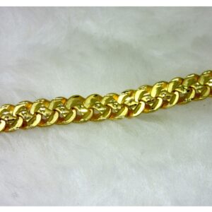 Gold Light Weight Gents Bracelet