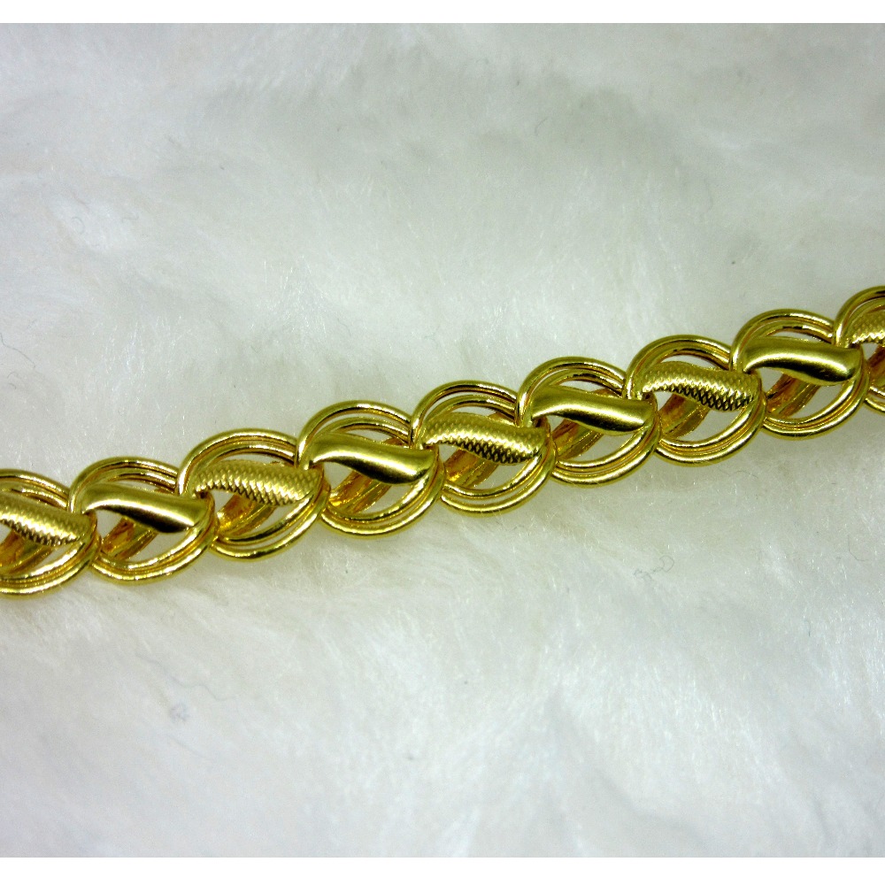Gold Light Weight Gents Bracelet - Image 2