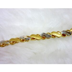Gold light weight gents bracelet
