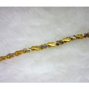 Gold light weight gents bracelet