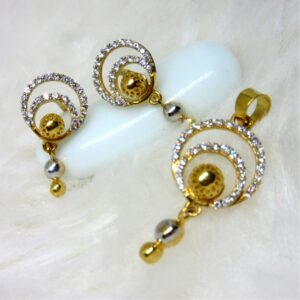 Gold hm916 pendant set
