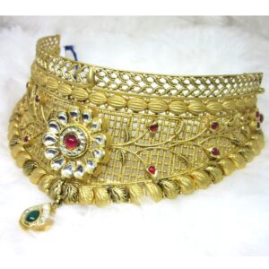 Special bridal gold hm916 jadtar chokker set
