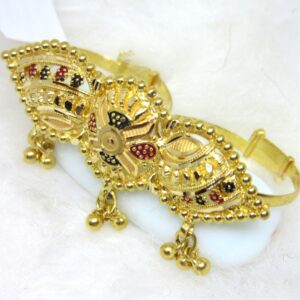 Gold Two Finger Culcutti Bridal ring