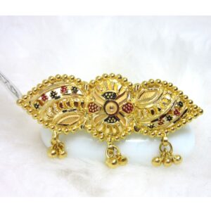 Gold Two Finger Culcutti Bridal ring