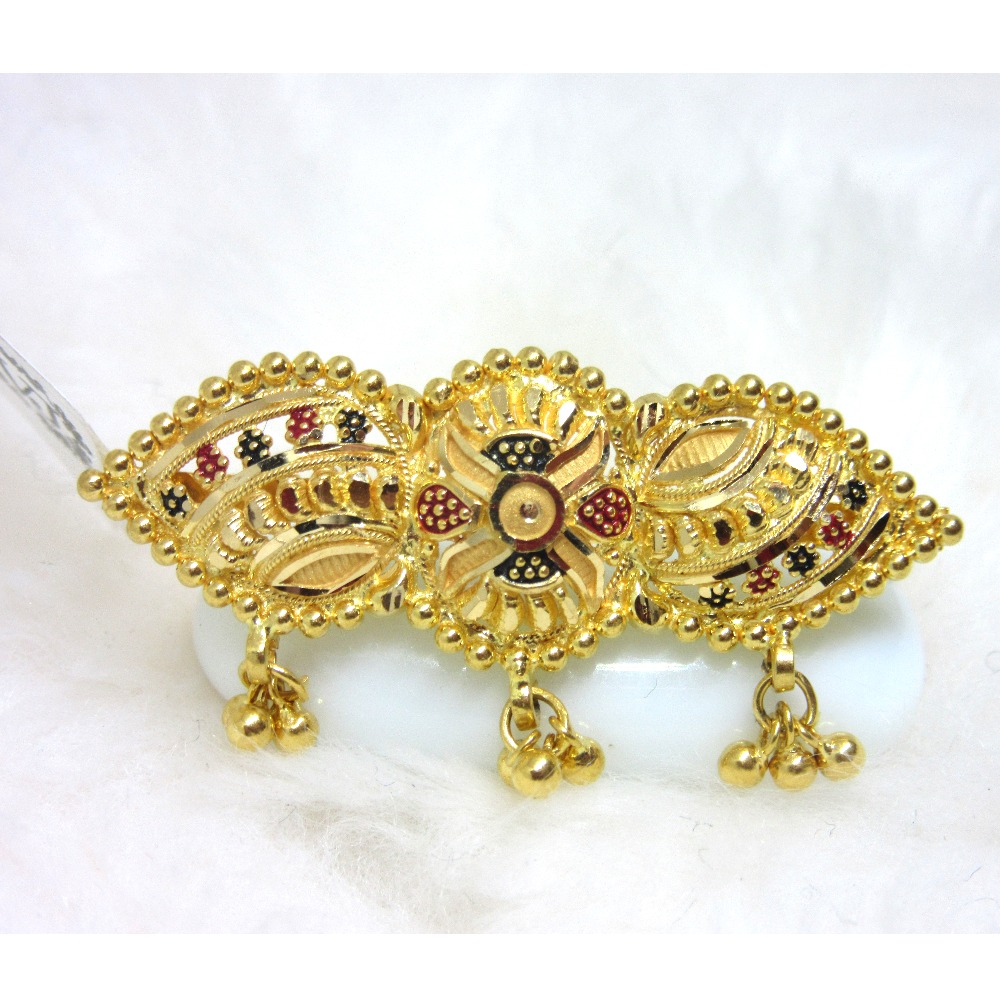Gold Two Finger Culcutti Bridal ring