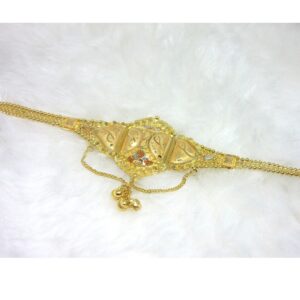 Gold 22k hm916 plain carving lokit (bajubandh)