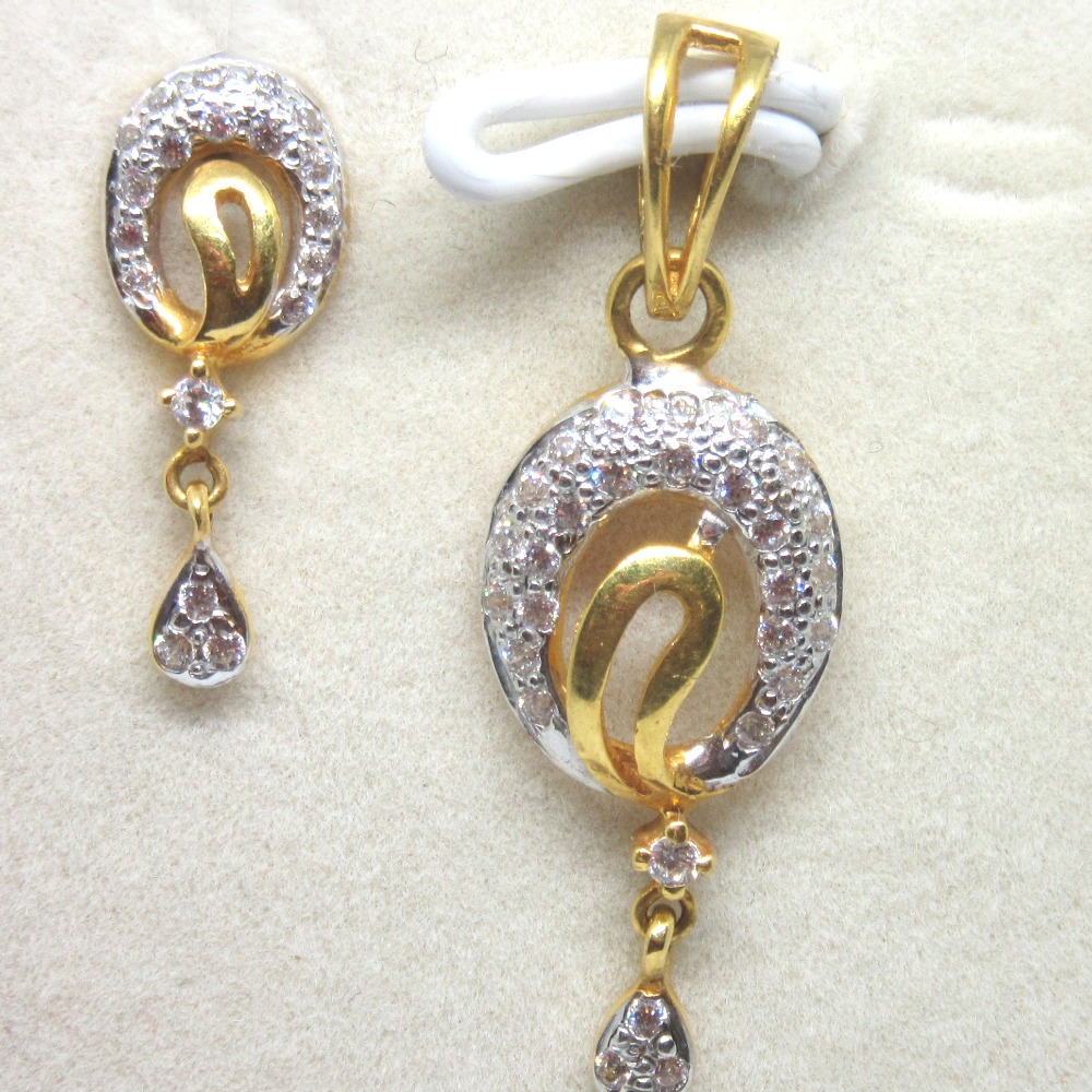 916 gold fancy pendant set - Image 2