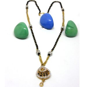 Gold Fancy Diamond mangalsutra