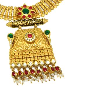 Royal queen designer antique necklace set