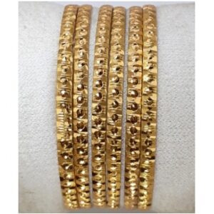 Fancy Die Cutting Gold Plated Bangles