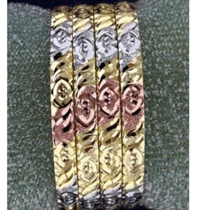 Punching Gold Plated Bangles